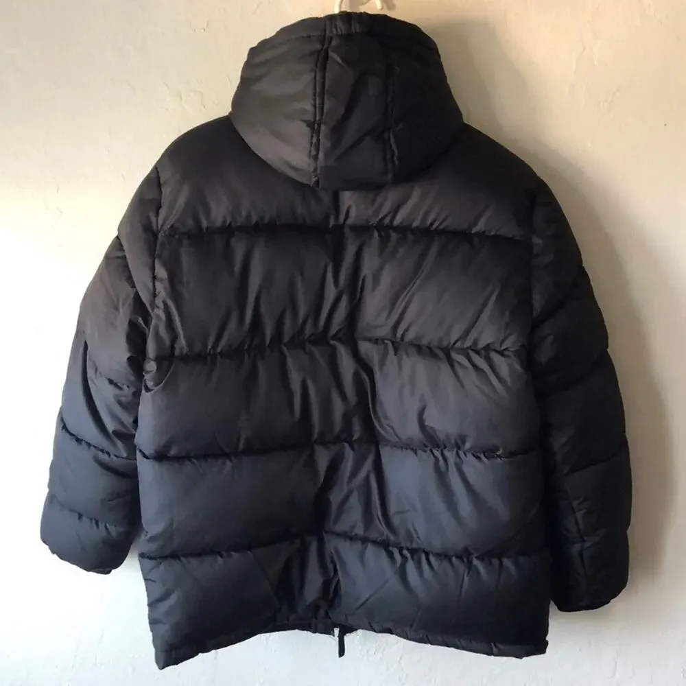 Kid's Very Warm Black Winter Puffer Jacket Size XL